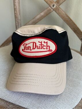Von Dutch color block logo hat